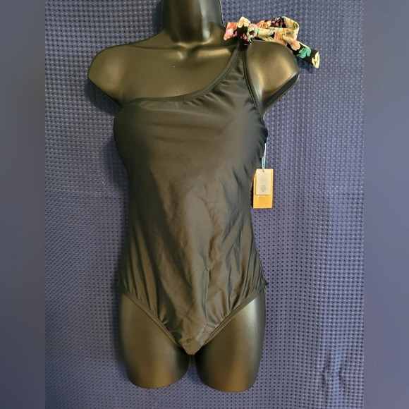 NWT Kona Sol One Shoulder One-Piece Swim - Picture 1 of 14